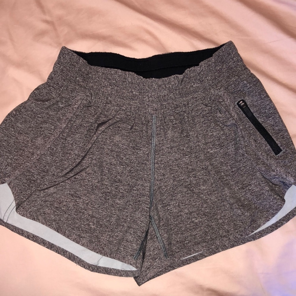 Grey lulu lemon shorts